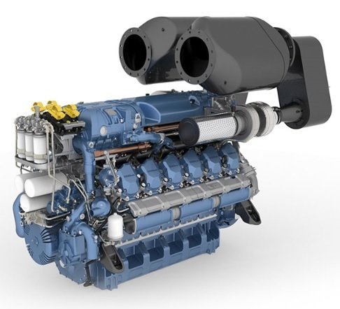 Baudouin - NEW Baudouin 12M26.3 1200hp - 1650hp Heavy Duty Marine Diesel Engine Package