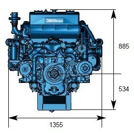 Baudouin - NEW Baudouin 12M26.2 900hp - 1200hp Heavy Duty Marine Diesel Engine Package