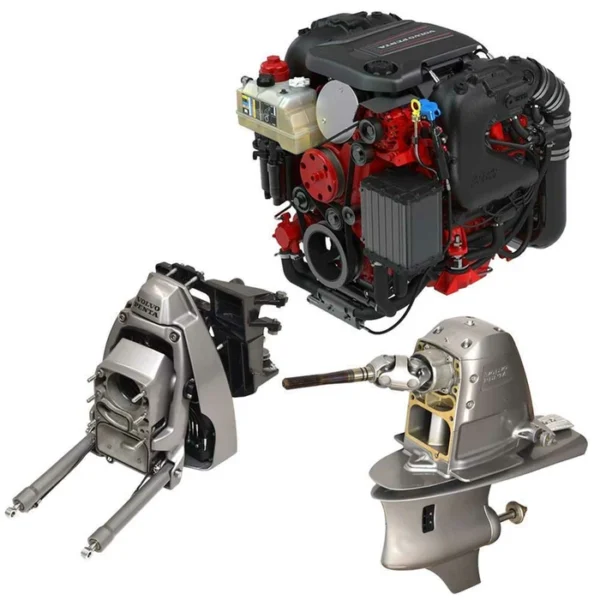 Volvo Penta Boat Inboard I/O Motor Package | V6 240 HP Marine Engine